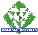 Volusia Recycles image with recycling logo